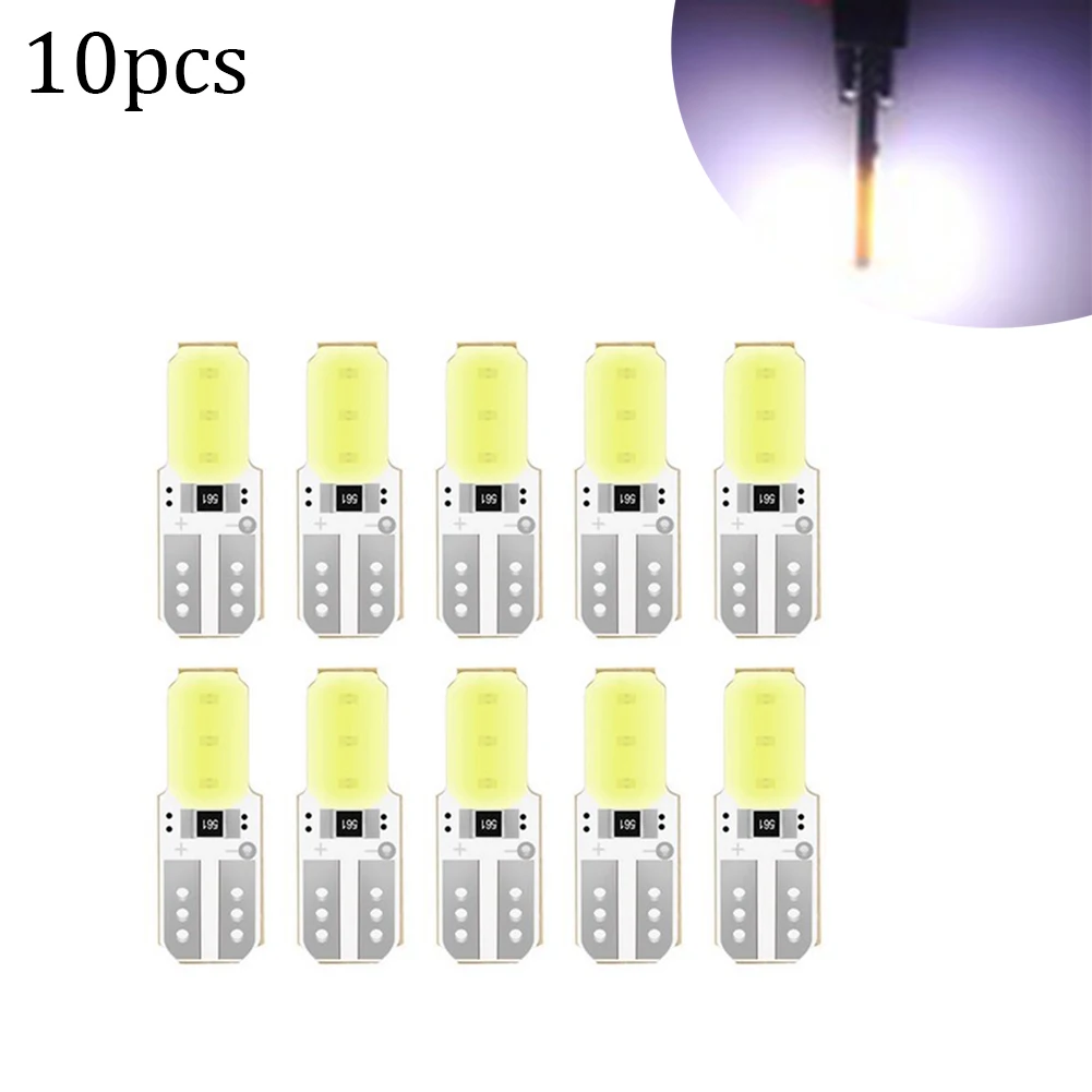 

10pcs Super Bright High Temperature Resistant 24V Truck COB Width Lamp Modified Universal T10 Driving Lamp Reading Lamp