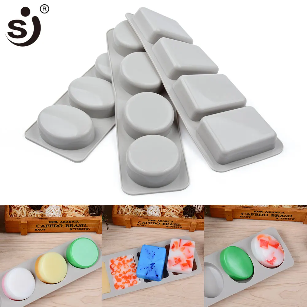 4 ячейки многофункциональная силиконовая форма для мыла сделай сам ручная работа