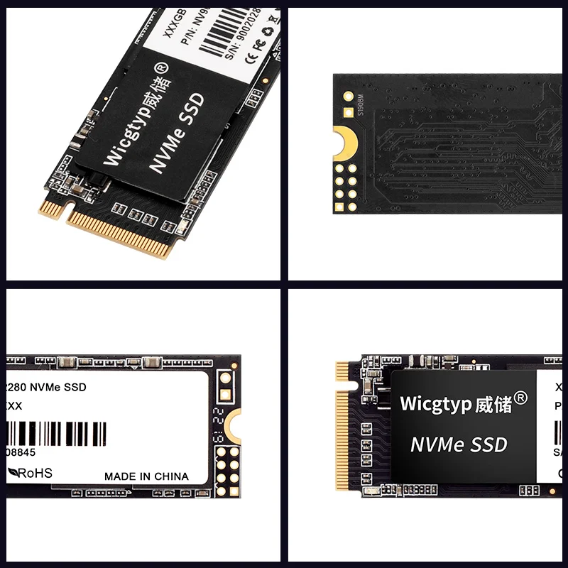 Wicgtyp M.2 SSD PCIe 128 ГБ 256 512 ТБ жесткий диск NVMe pcie внутренний для ноутбука MSI/Thinkpad P50 |