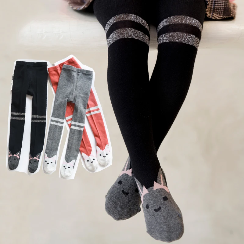 

Fall style children's cotton cartoon mickey elf leggings cartoon matching baby tights