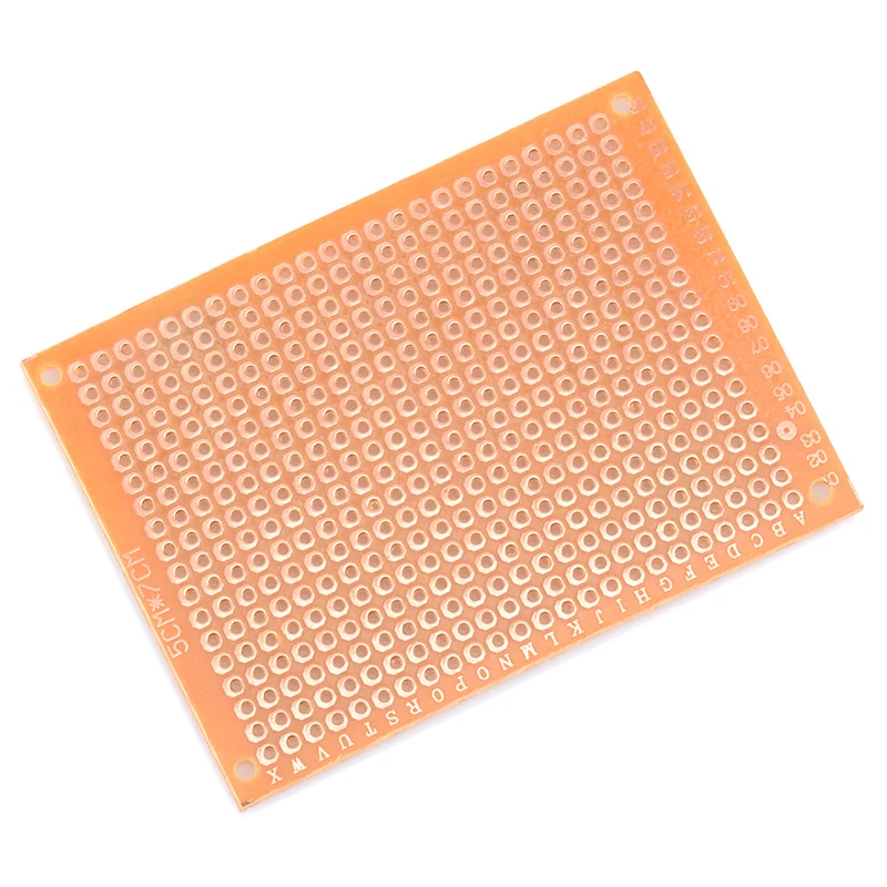 10 шт. 5*7 PCB 5x7 PCB 5 см 7 см DIY Прототип бумага PCB универсальная плата желтый