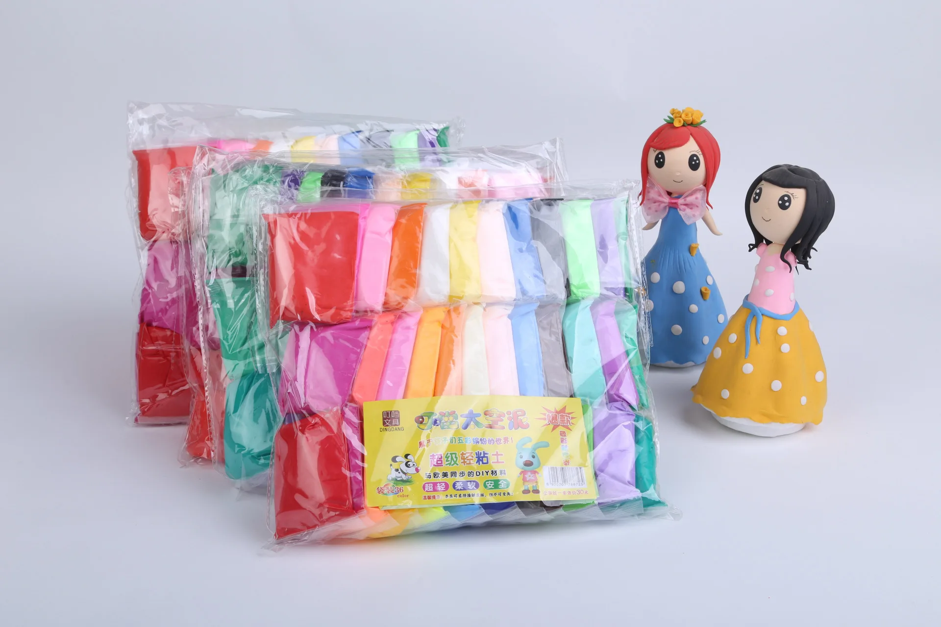 s36color 36 шт./компл. супер легкая глина слизь поставки Play Doh мягкая глина набор лизунов пушистый легкий мягкий пластилин облако клейкие аксессуары игрушки слаймы слайм шармики для слаймов клей для слаймов лизун - Color: s36color