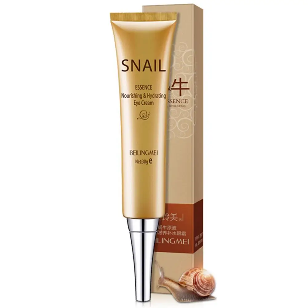Оригинальный питательный крем для глаз с улиткой ухода за глазами укрепляющий