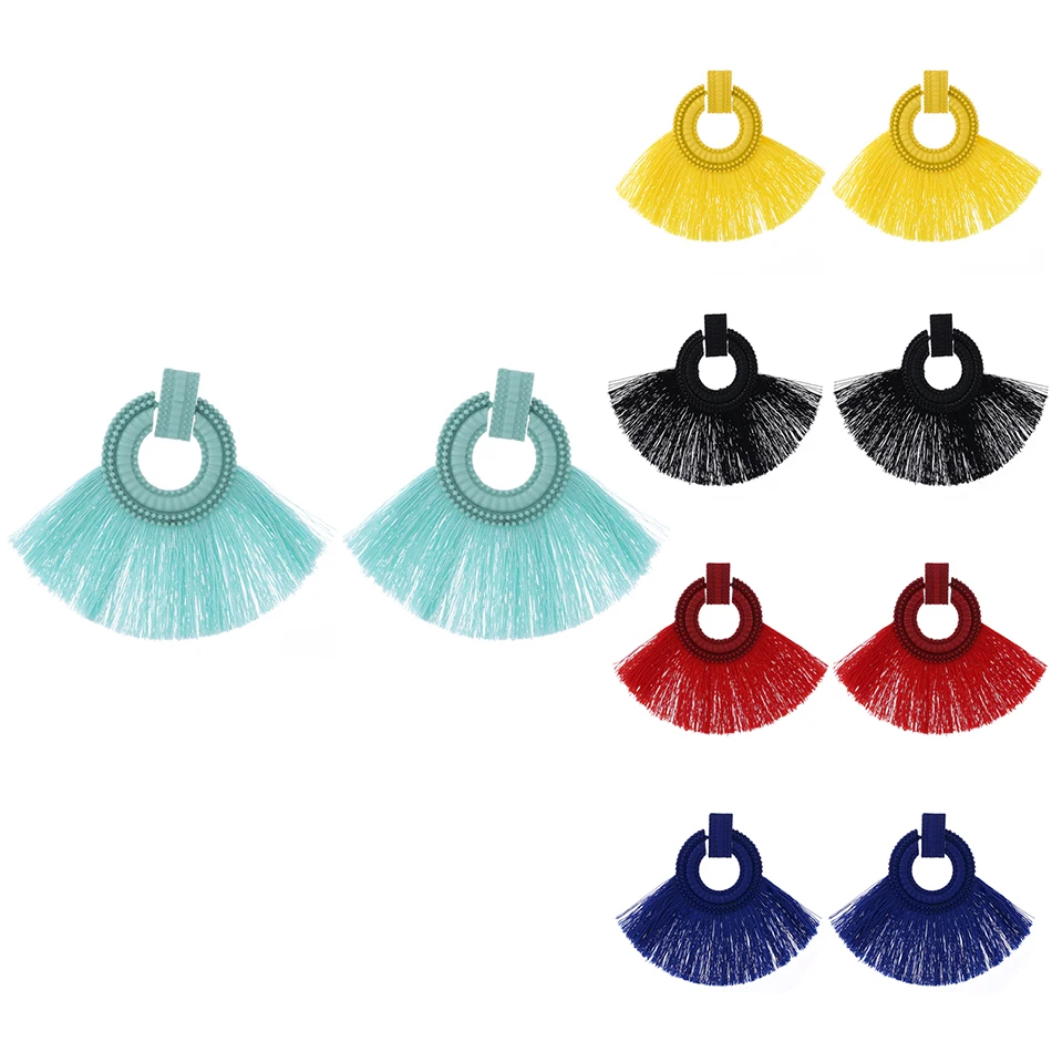 Длинные женские серьги подвески с кисточками KK224|Серьги-подвески| |
