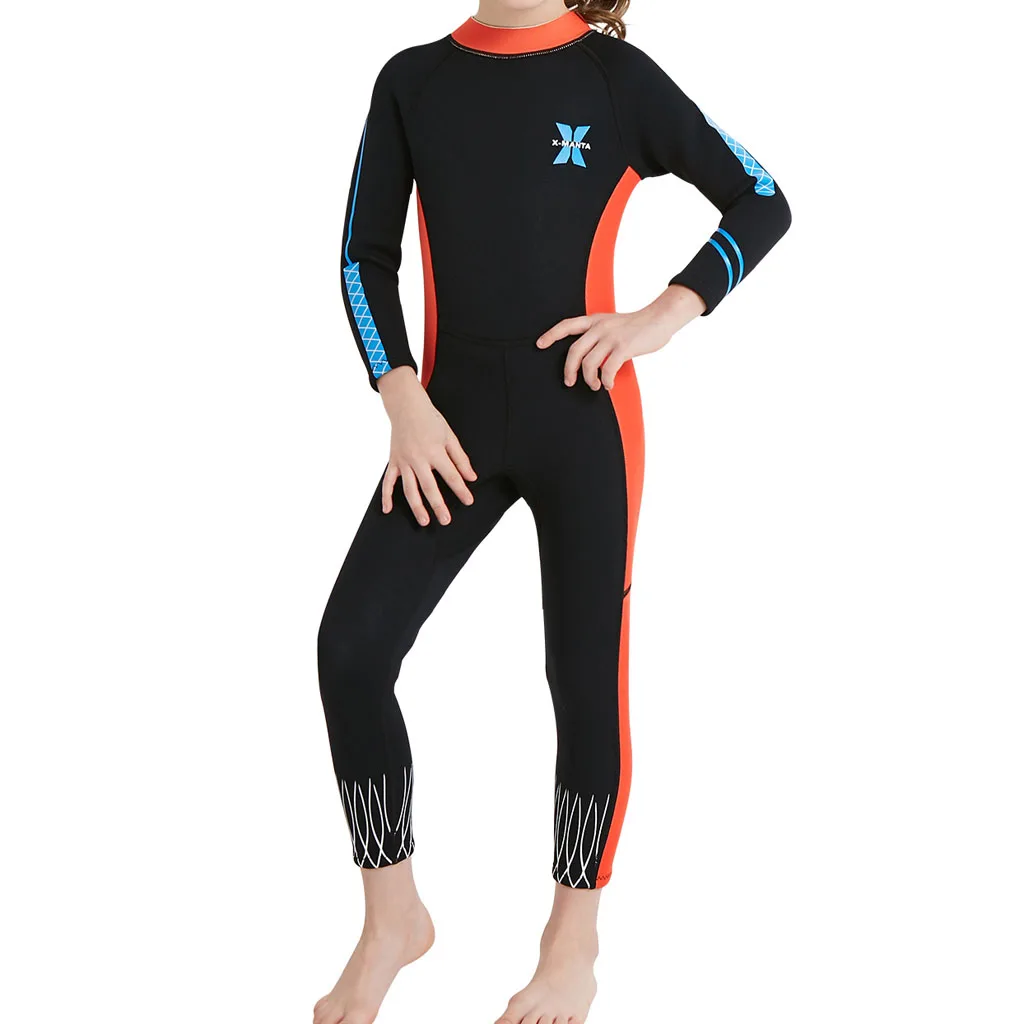 

Stretchy Girls Wetsuit Diving Kid Jumpsuit Surfing Snorkeling Coverall Dive Suit UPF50+UV protection Wetsuits