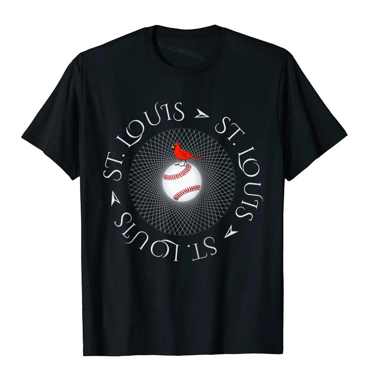 

Футболка Saint Louis Red Cardinal, футболка с круглым вырезом, специальный реглан, Бейсбольная Футболка, новые мотоциклетные топы, рубашка, хлопковая ф...