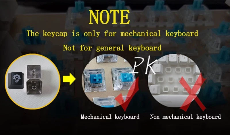 Роскошная игровая металлическая наклейка с ABS механической клавиатурой, колпачки R4, высота для Орды, Alliance, iPhoneXS, аниме наклейка на мобильный телефон