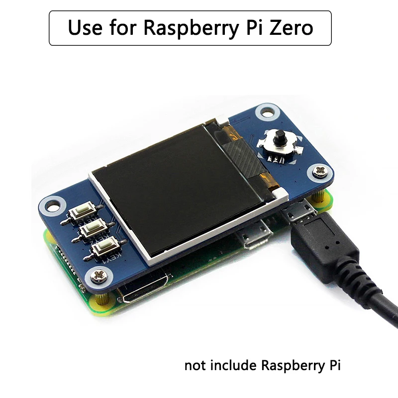 Дисплей с ЖК дисплеем 1 44 дюйма для Raspberry Pi 4B/3B +/3B/Zero 128x128 пикселей SPI интерфейс 3 В