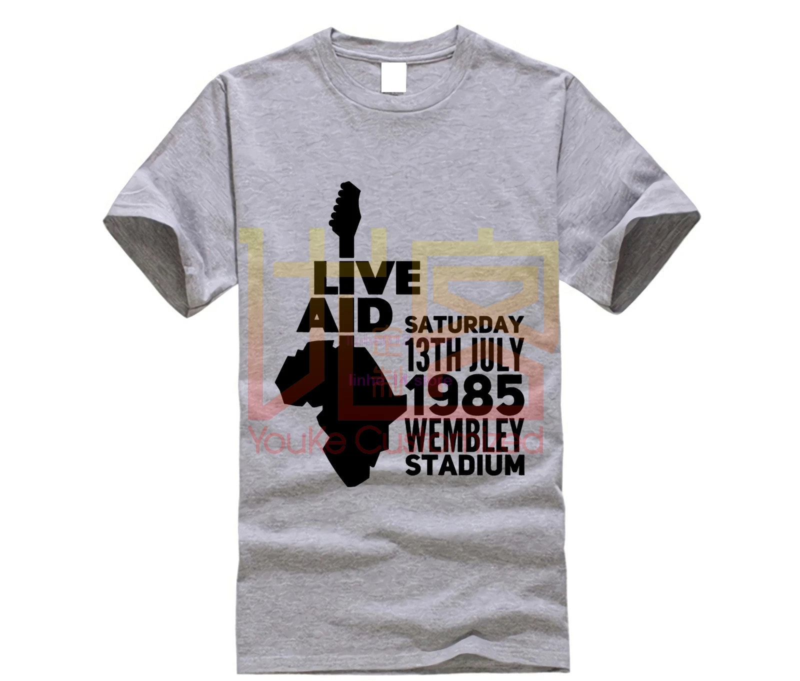 Live Aid Rock футболка с музыкальной тематикой королева 100% хлопок электронная гитара