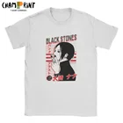 2021 модная мужская футболка Nana Osaki аниме с круглым вырезом, футболки из чистого хлопка, черные камни, панк, манга, футболки с короткими рукавами, 4XL 5XL 6XL, топы