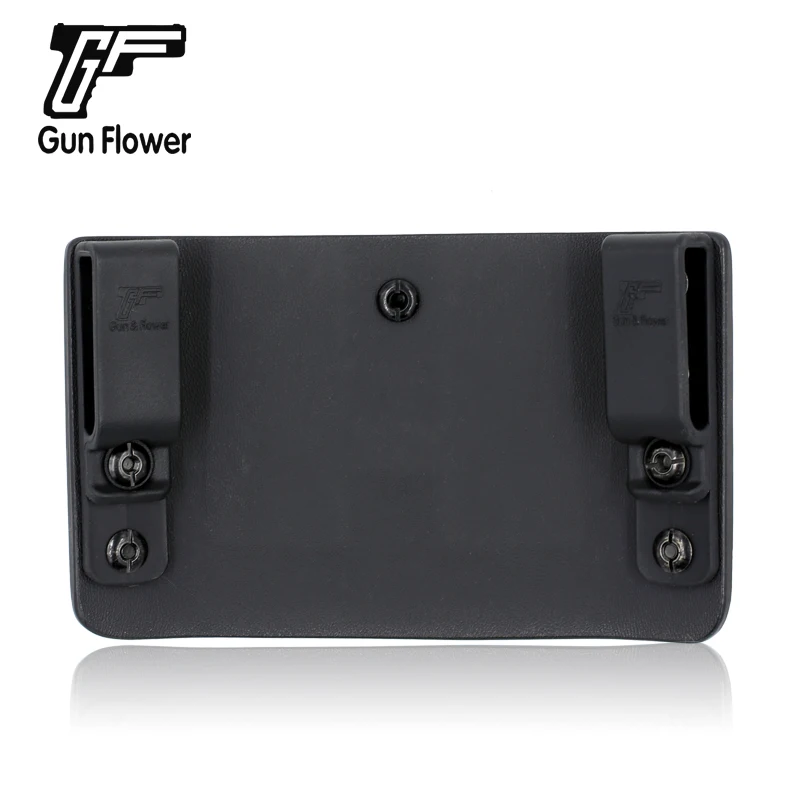 Пистолет с цветочным рисунком Glock 19/23/32 OWB сокрытие Kydex кобура Кожаные Двойные