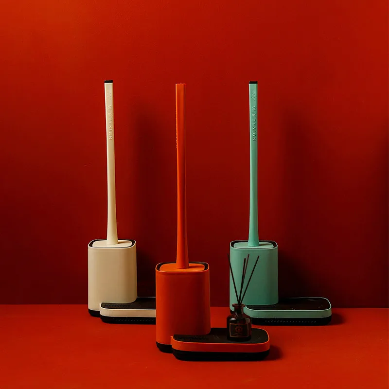 Ванная комната подвесной унитаз Кисть Силиконовая настенный держатель для