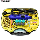 Электрическая мини-ДРЕЛЬ Dremel, вращающийся инструмент инструменты для гравировки для полировки, шлифовки, гравировки, 180 шт. аксессуаров, 111 Вт