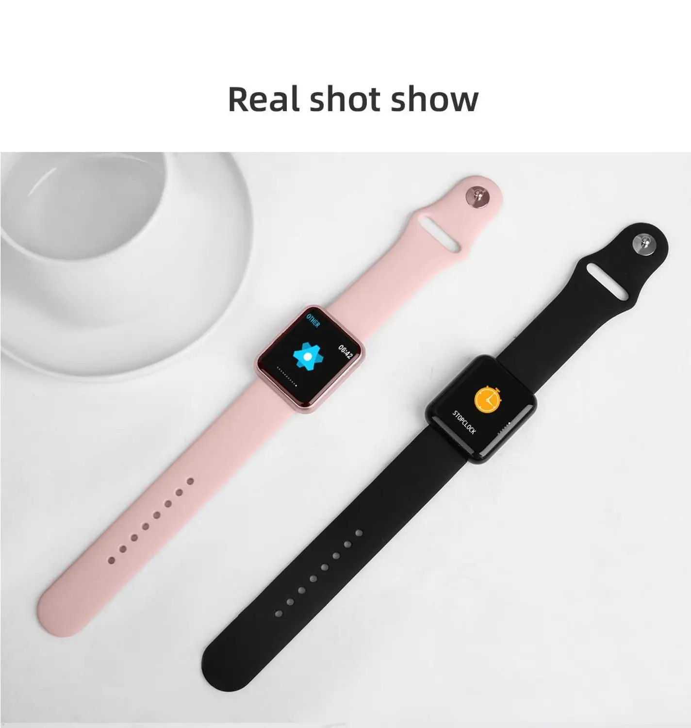 Мужские и женские Смарт часы Focusmart водонепроницаемый фитнес трекер IP68 с