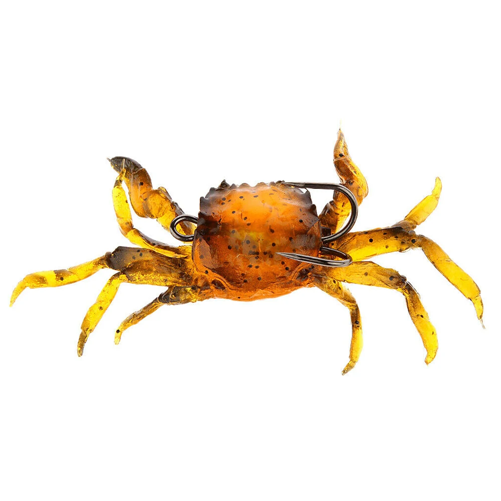 1 шт. рыболовные снасти Приманка Мягкая 3D краб моделирование морской рыбы крючок