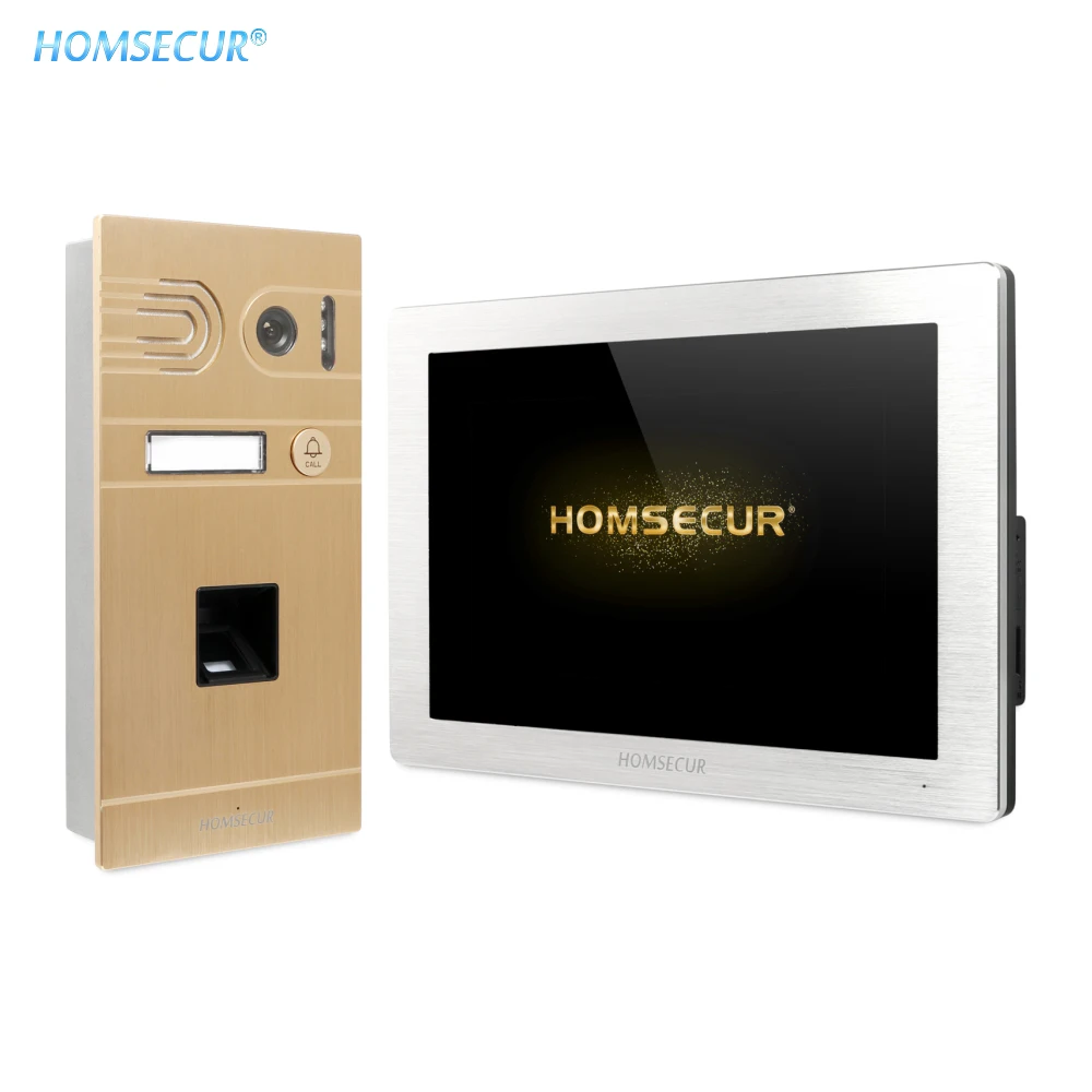 

HOMSECUR 7" Hands-free AHD Video&Audio Smart Doorbell with Fingerprint Camera BC061HD-G