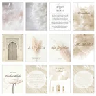 Цветочный бежевый плакат, Исламская Настенная картина, холст для гостиной, фотообои, современные фотографии, исламский домашний декор