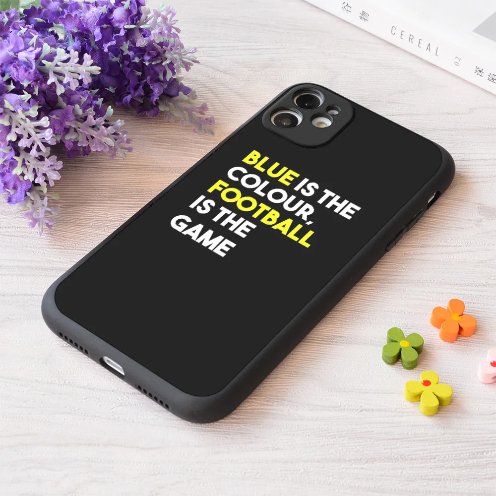 

For iPhone Blue Is The Colour Chelsea Fc Print Soft Matt Apple iPhone Case