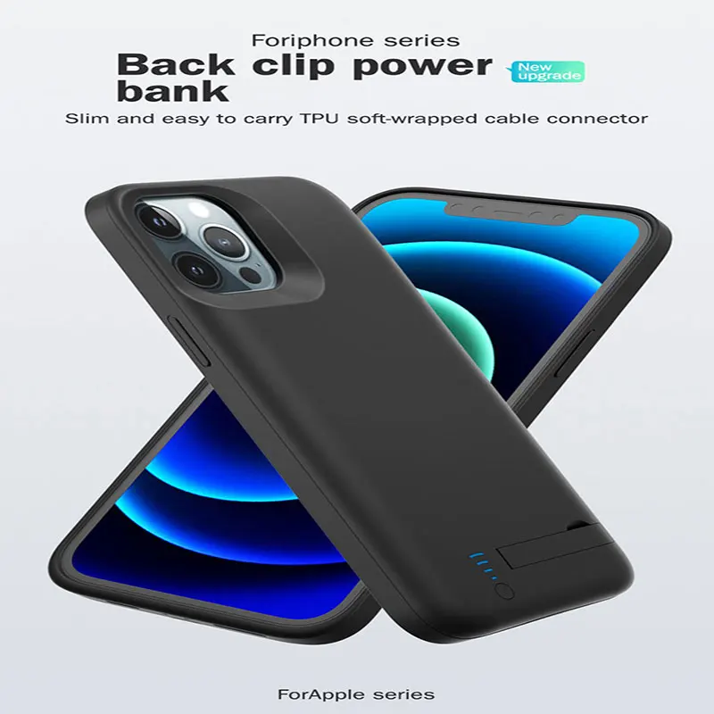 

For iphone 13/13pro/13promax harging Treasure Wireless Fast Charging Bracket Mobile Power Large Capacity Back Clip Battery