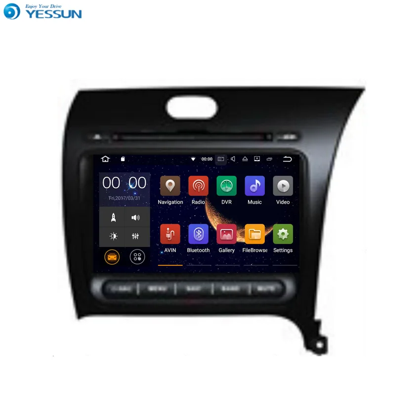 YESSUN для KIA CERATO / K3 FORTE 2013 Android автомобильный gps-навигация dvd-плеер Мультимедиа Аудио