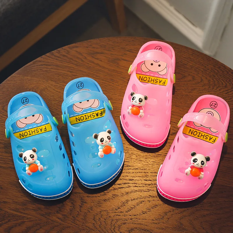 Двойная звезда 2020 Новая летняя детская обувь Crocs для мальчиков и девочек модная