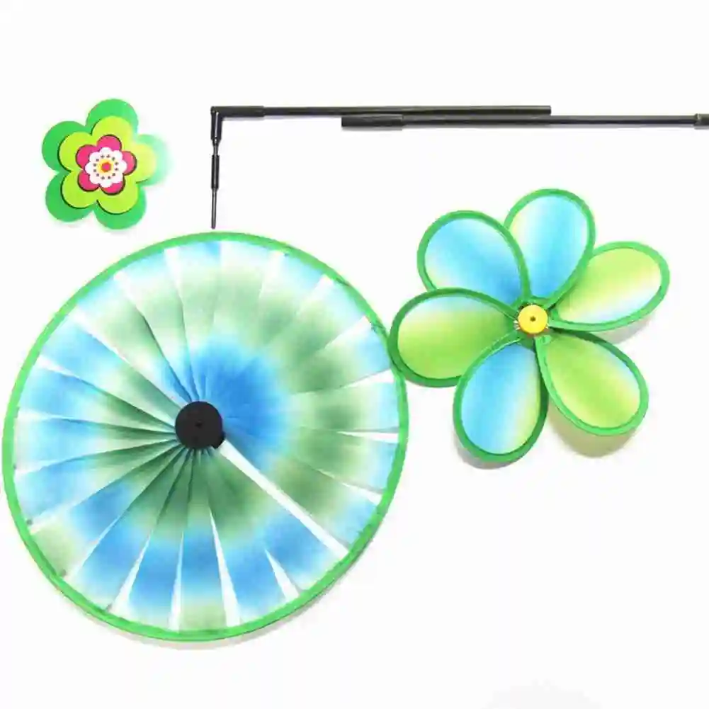 

1pc Decoration Layer Sunflower Windmill Wind Spinner Kids Toys Yard Garden Decor