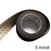 5mroll black felt tape for squeegee with self adhesive glue replacement fabric felt edge for scraper car wrap tools a08 5m