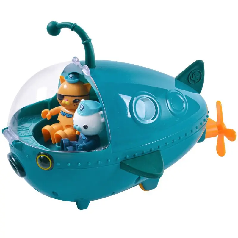 Octonautas-submarino de juguete, linterna, pez, bote, figura, modelo, mu&ntilde;eca, regalo de cumplea&ntilde;os para ni&ntilde;os-0