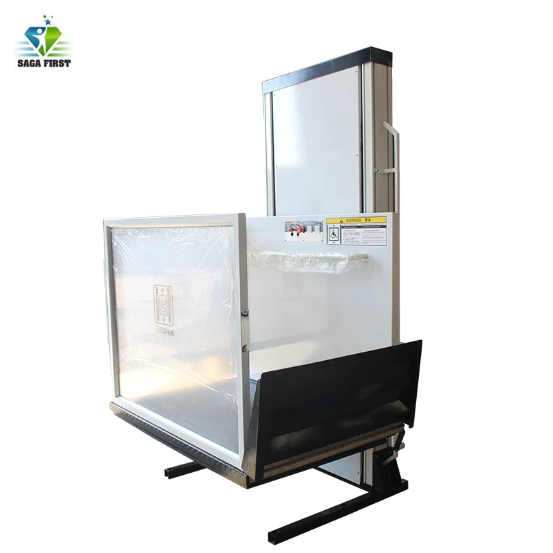 

1-6m 250kg Mini electric Hydraulic outdoor wheelchair lift with ce