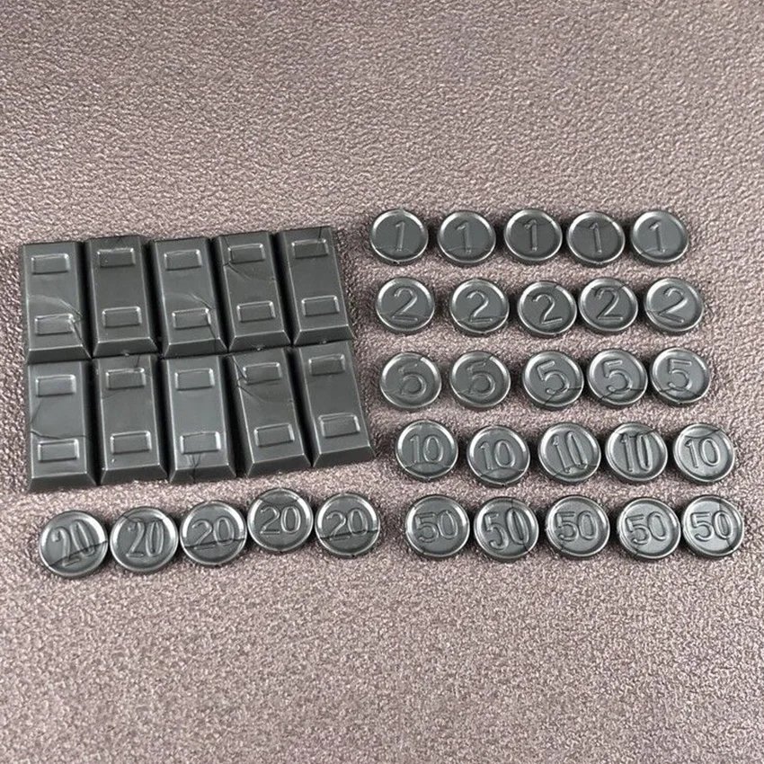 Набор строительных блоков из золотых серебряных и монет совместимые с городским