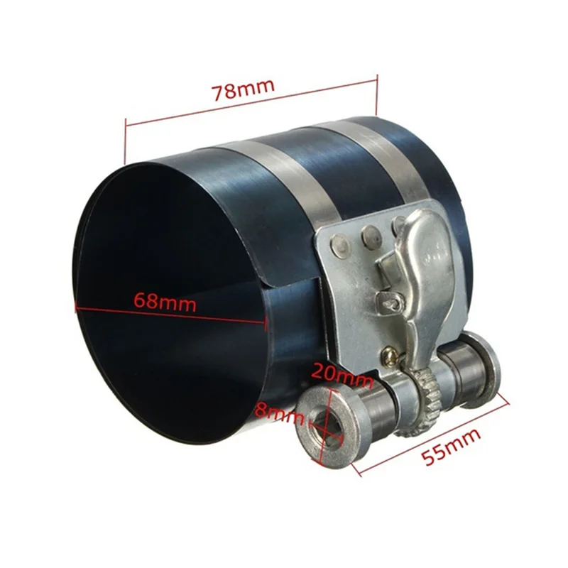 

3" Car Engine Piston Ring Compressor Tool Installer Band Ratcheting 53-125mm