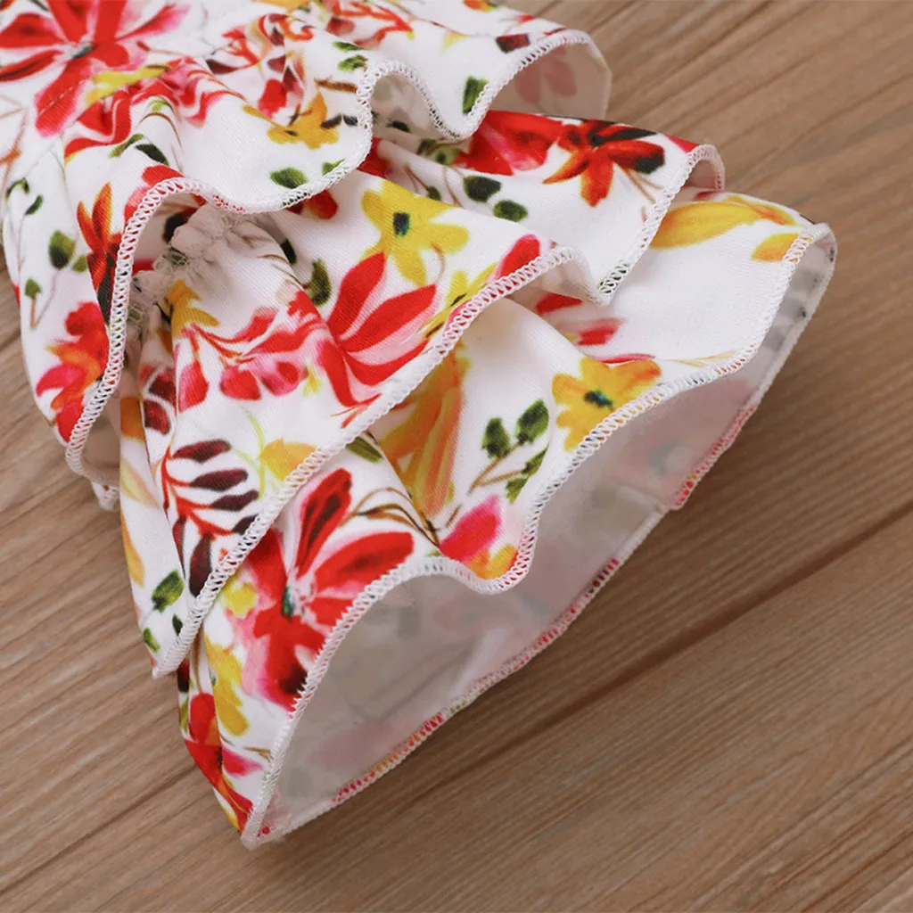 Комплект из футболки и брюк с цветочным принтом | Мать ребенок