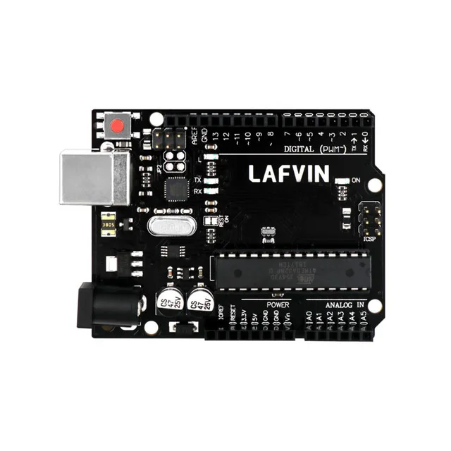 Макетная плата LAFVIN для UNO R3 ATmega328P ATMEGA16U2 с USB кабелем Arduino|Аксессуары