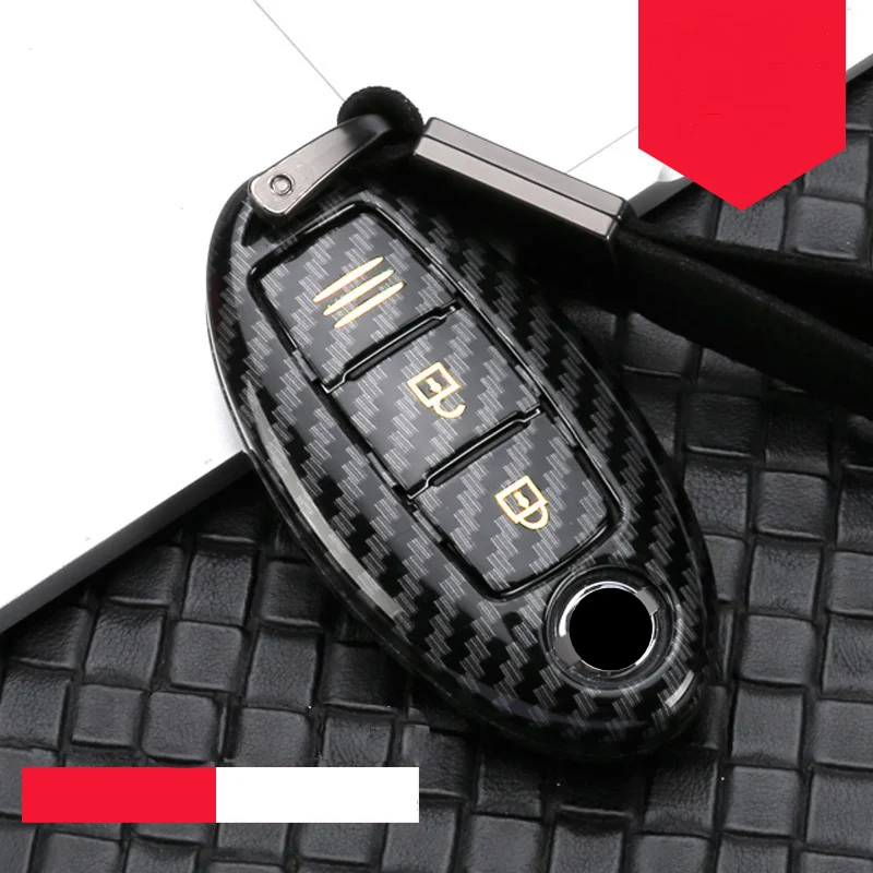 A-black gold ABS чехол для ключа автомобиля для Nissan A1 A3~ A8 Quattro Q3 Q5 Q7 2009~ автомобильный брелок с кольцом аксессуары для стайлинга автомобилей - Название цвета: A-black gold