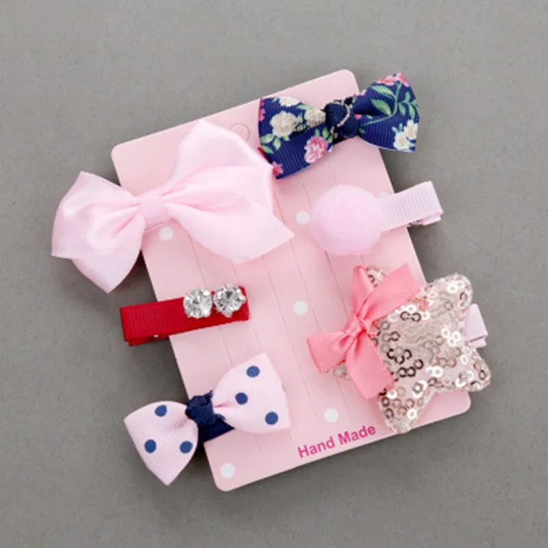 

New Children'S Hairpin Set Cute Little Girl Crown Hair Accessories Hairpin