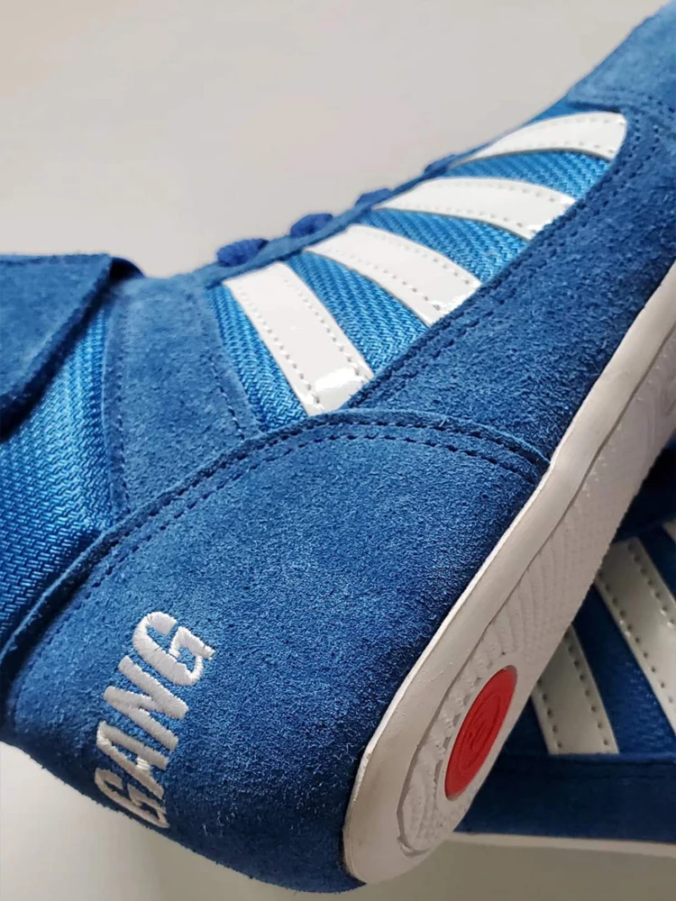 2022 wrestling shoes for unisex training SAMBO shoe rubber at the end artificial leather sneakers professional boxing shoes