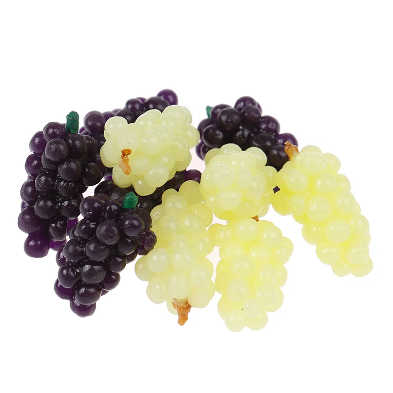 5 шт. имитация винограда Эластичные аксессуары для кукольного домика миниатюры