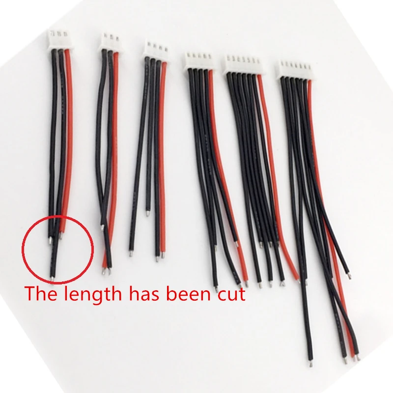 2s 3s 4s 6s RC LiPo Battery Balance Charger Plug Soft Silicone Line Cable Connector Wire 22AWG 5s для IMAX B3 B6 B6AC|Соединители| |