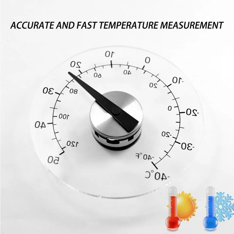 Цифровой Прозрачный Уличный Термометр для окон гидрометр клейкая паста