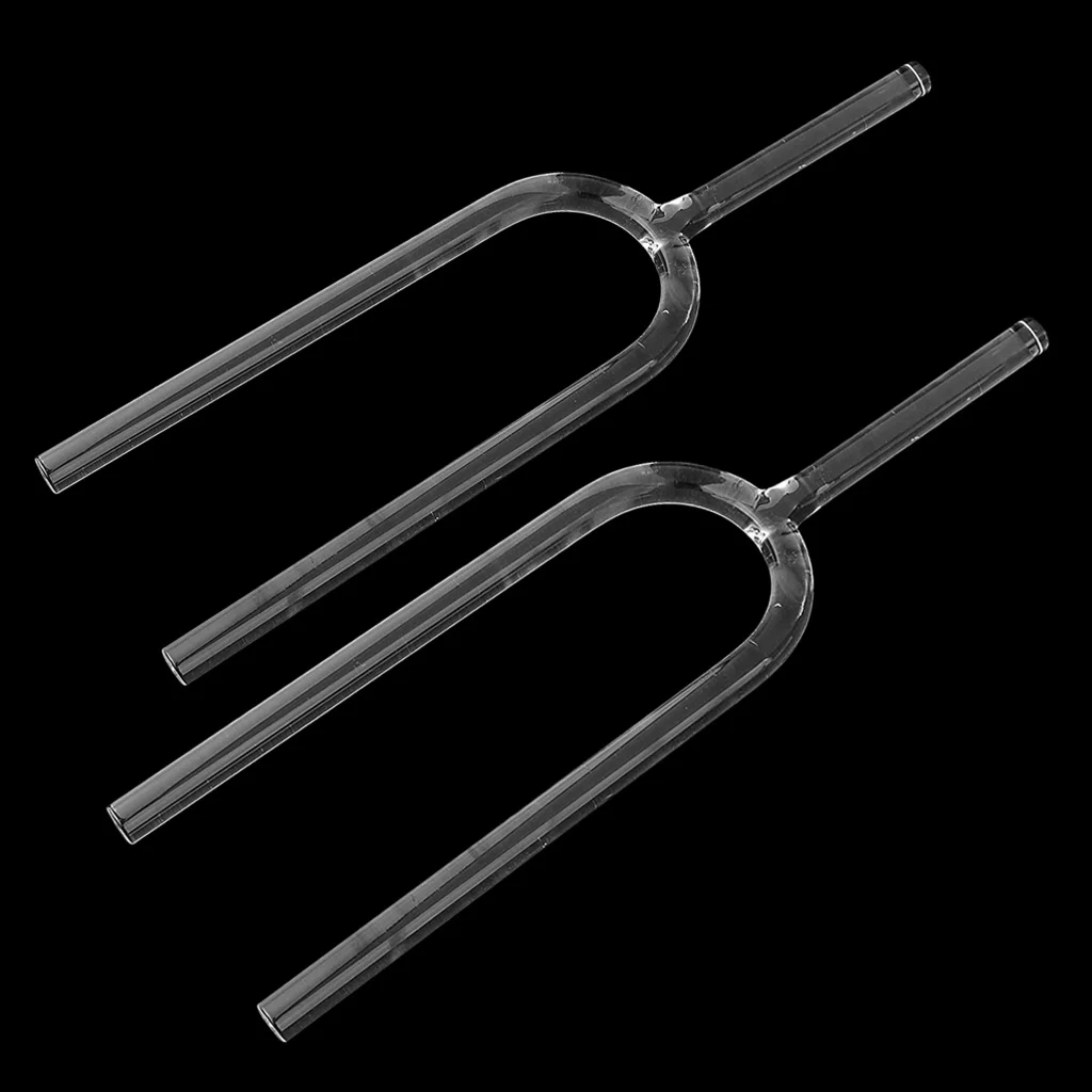 2 шт. кристальная тюнинговая вилка Поющая чаша для медитации йоги идеальный звук