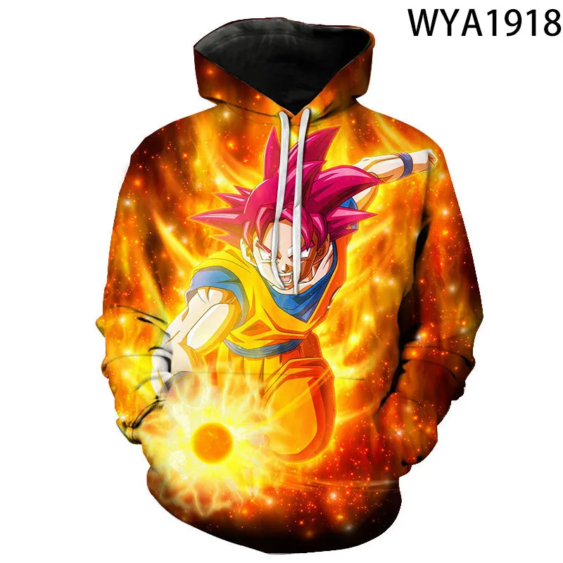 

Толстовка Мужская/женская с капюшоном, свитшот с 3D-принтом дракона, пуловер, уличная одежда, пальто DBZ с капюшоном для мальчиков и девочек