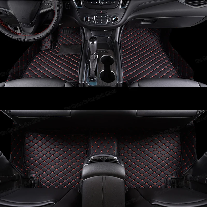 

Lsrtw2017 Fiber Leather Car Floor Mat for Chevrolet Malibu 2012 2013 2014 2015 2016 2017 2018 2019 2020 Rug Carpet Accessories