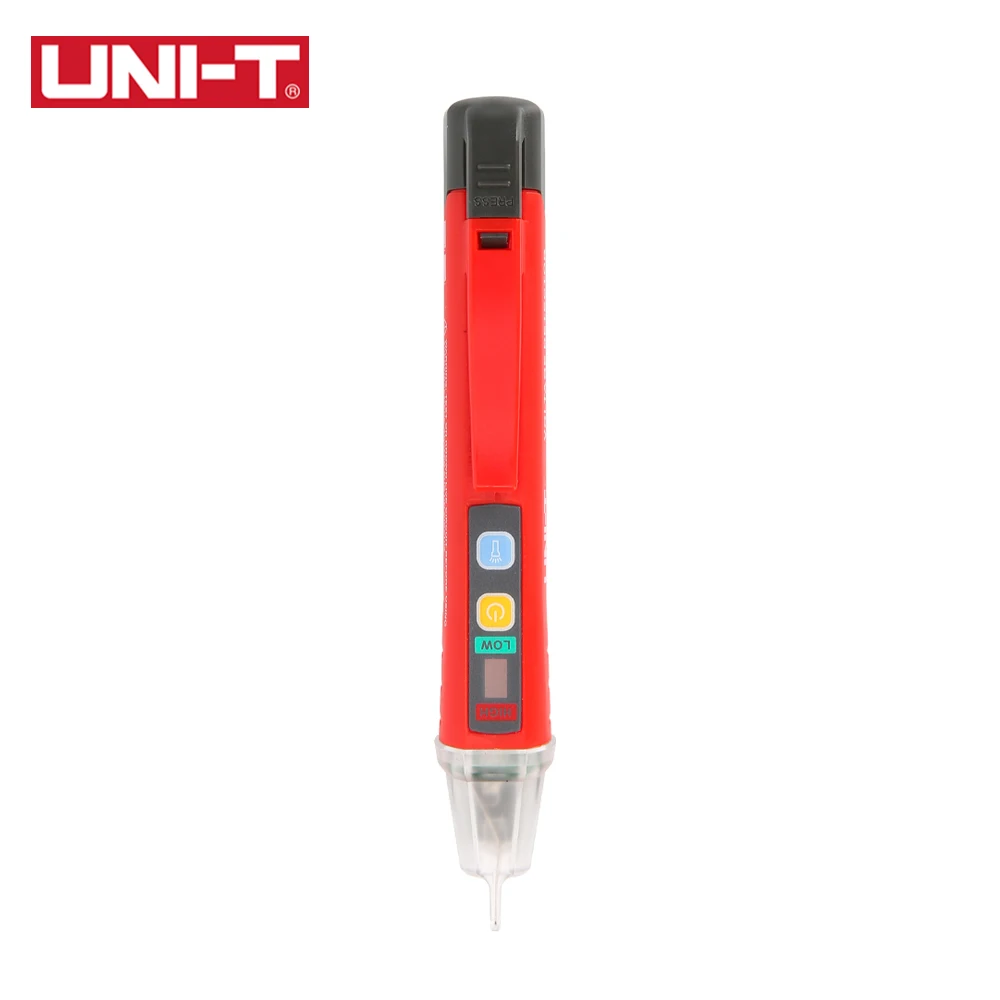 

UNIT UT12D Lntelligent Non-Contact Tester Pen Type Alarm Voltage Meter With LED 24-1000V AC Current Digital Electronic Sensor