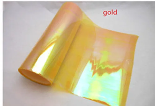 

10 цветов, автомобильная пленка, меняющая цвет, 1 шт., автомобильный Стайлинг, фар-хамелеон, задний фонарь, виниловая наклейка, световая пленка, 30X60 см