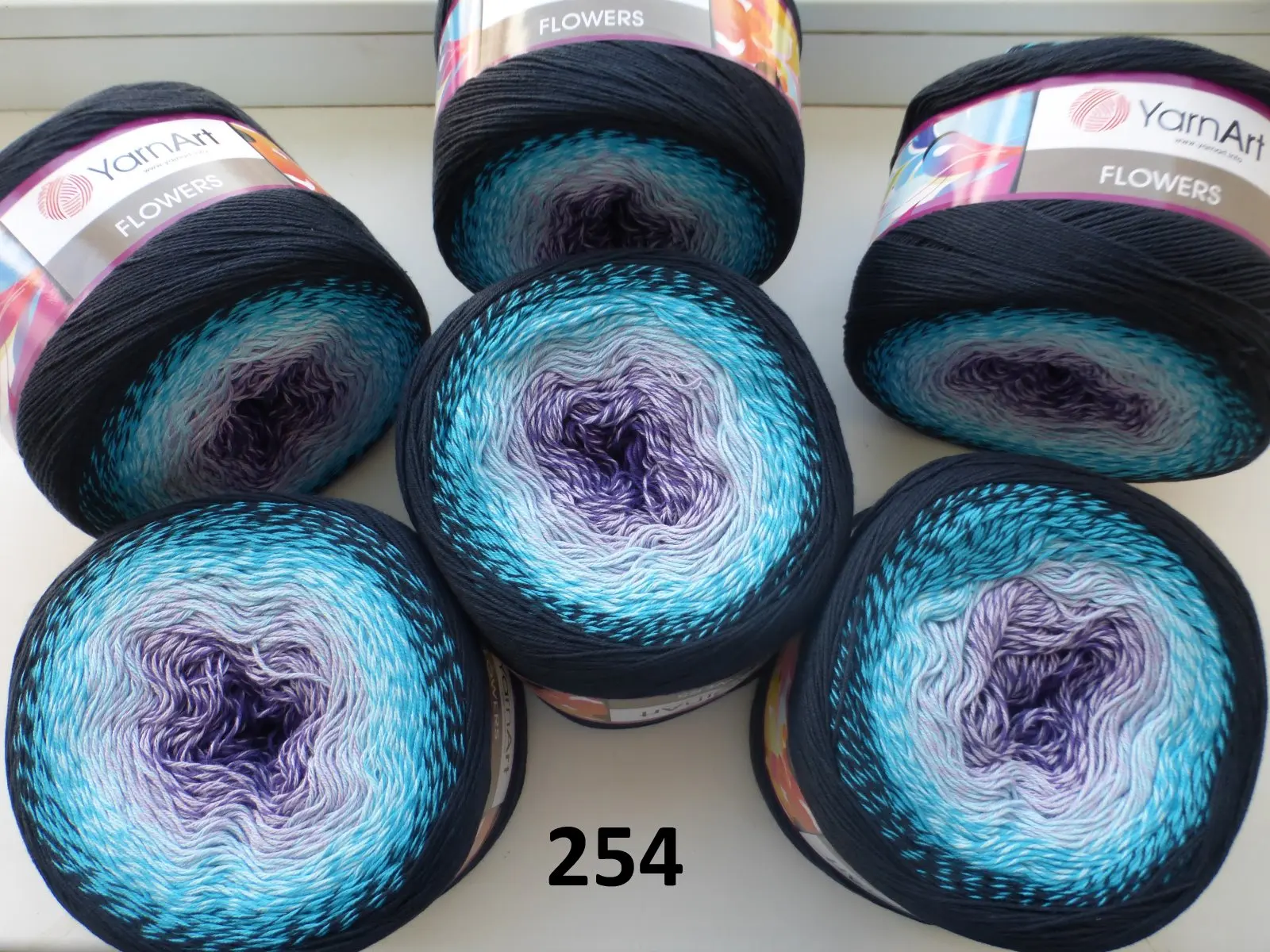 Пряжа (нить) для вязания YarnArt Flowers 250 грамм|Пряжа| |