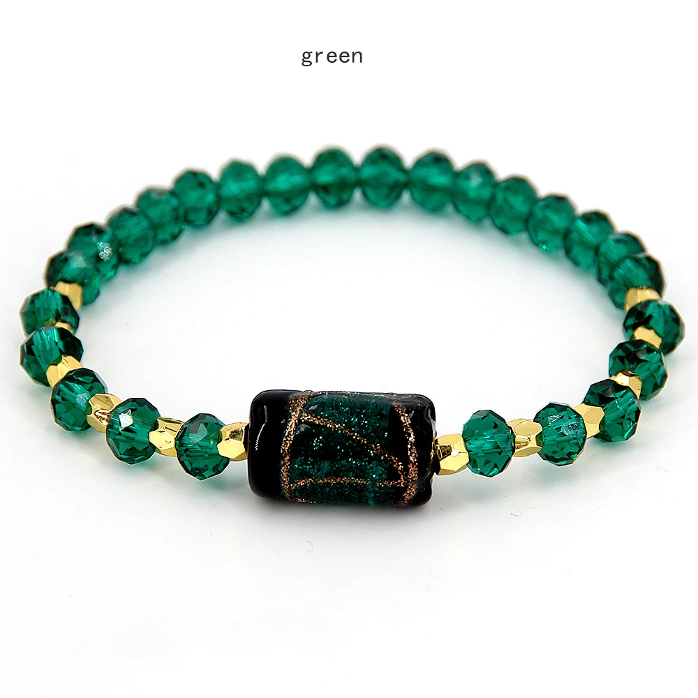 bracelets for women Twinkle Shiny crystal cuentas para pulseras de cristal joyeria mujer Adjustable Quicksand Tangent polygon | Украшения и