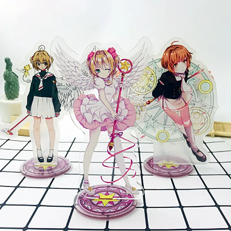 

Cute Anime Cardcaptor Sakura Figure Acrylic Stand Model Toy Cosplay Action Figures Decoration Anime Lovers Fans Birthday Gift