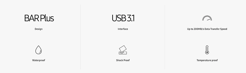 USB флеш-накопитель SAMSUNG USB 3,1 32 GB/64 GB флэш-накопители 200 МБ/с. высокое Скорость бар плюс Memory Stick 128 ГБ 256 300 МБ/с. флэш-диск