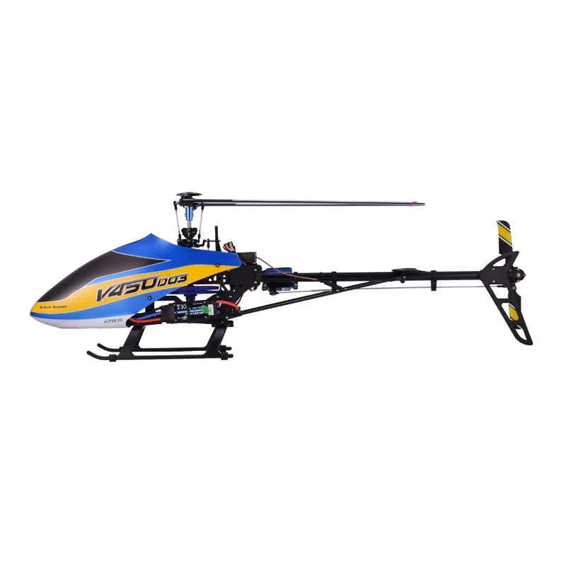 Walkera 450 V450D03 6-Axis 6CH 3D Fly Stabilization System Single Blade Professional Remote Control Helicopter Aircraft EU Plug on - Вертолет с одним лезвием с профессиональной системой стабилизации полета 6-Axis 6CH 3D Walkera 450 V450D03 с пультом диста