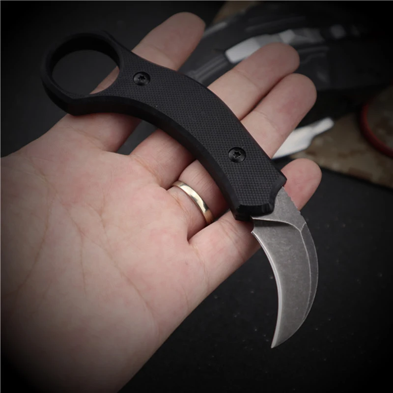 Новейший фиксированный нож 440C Лезвие 440C сталь Karambit Открытый Отдых Охота выживания карманный нож EDC ручные инструменты K набор